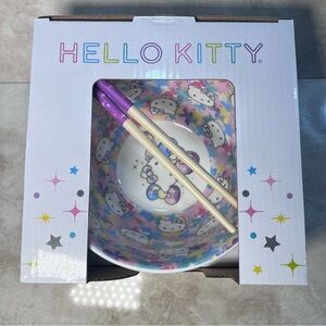 Hello Kitty 6in Chopstick Bowl